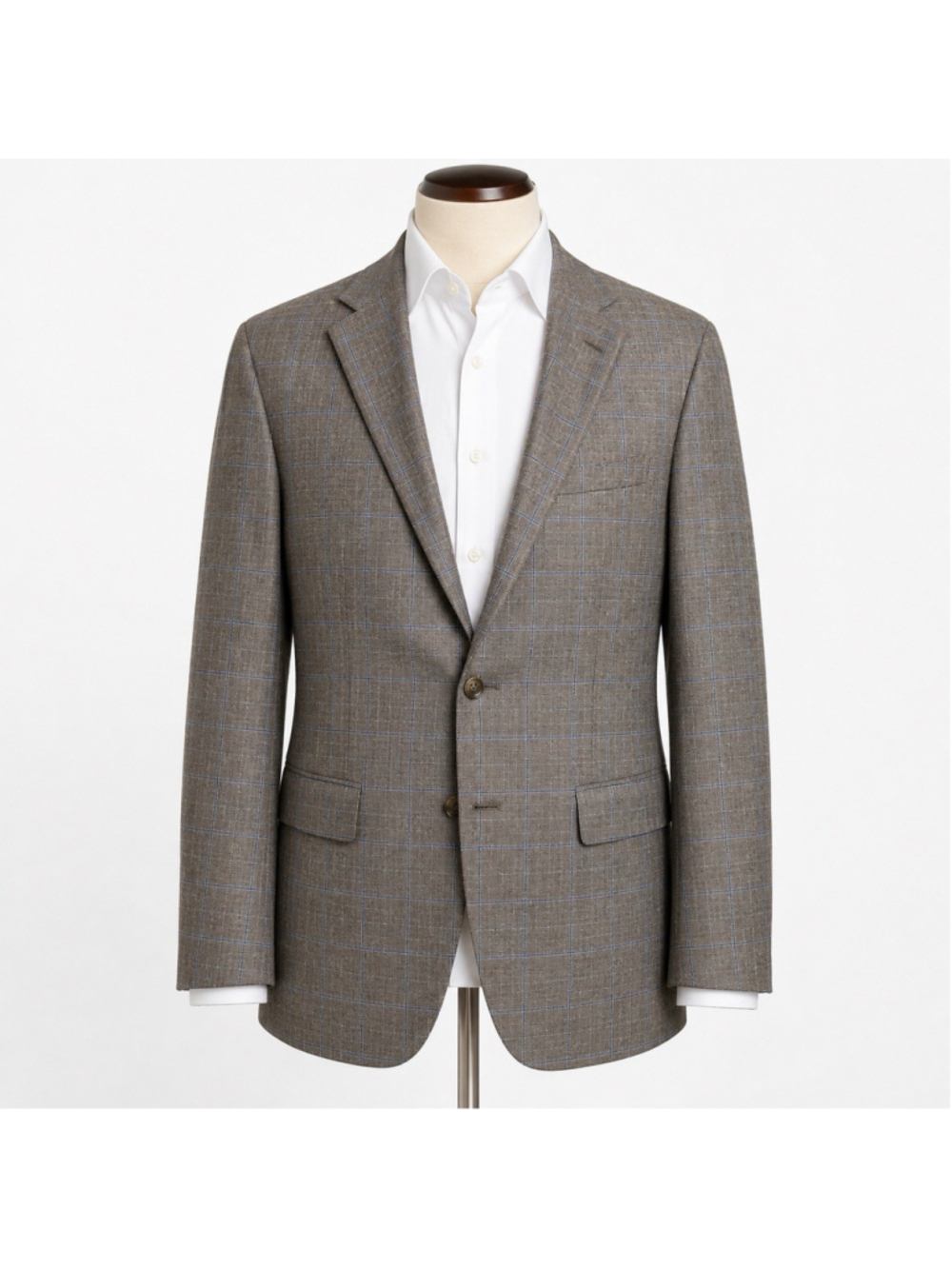 Ralph Lauren Men’s Windowpane Plaid Linen Blend Blazer Canada 46R